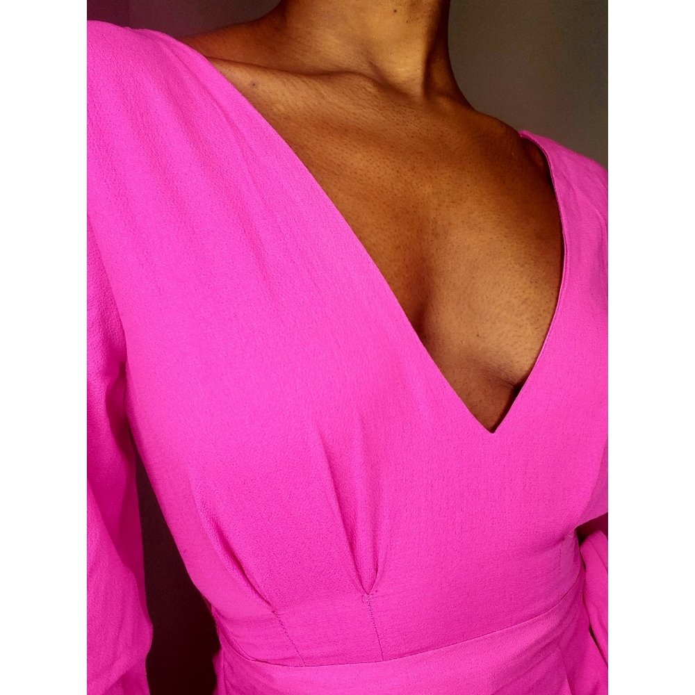 NWT Pink Flare Jumpsuit.